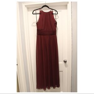 Burgundy Bridesmaid dress/formal dress